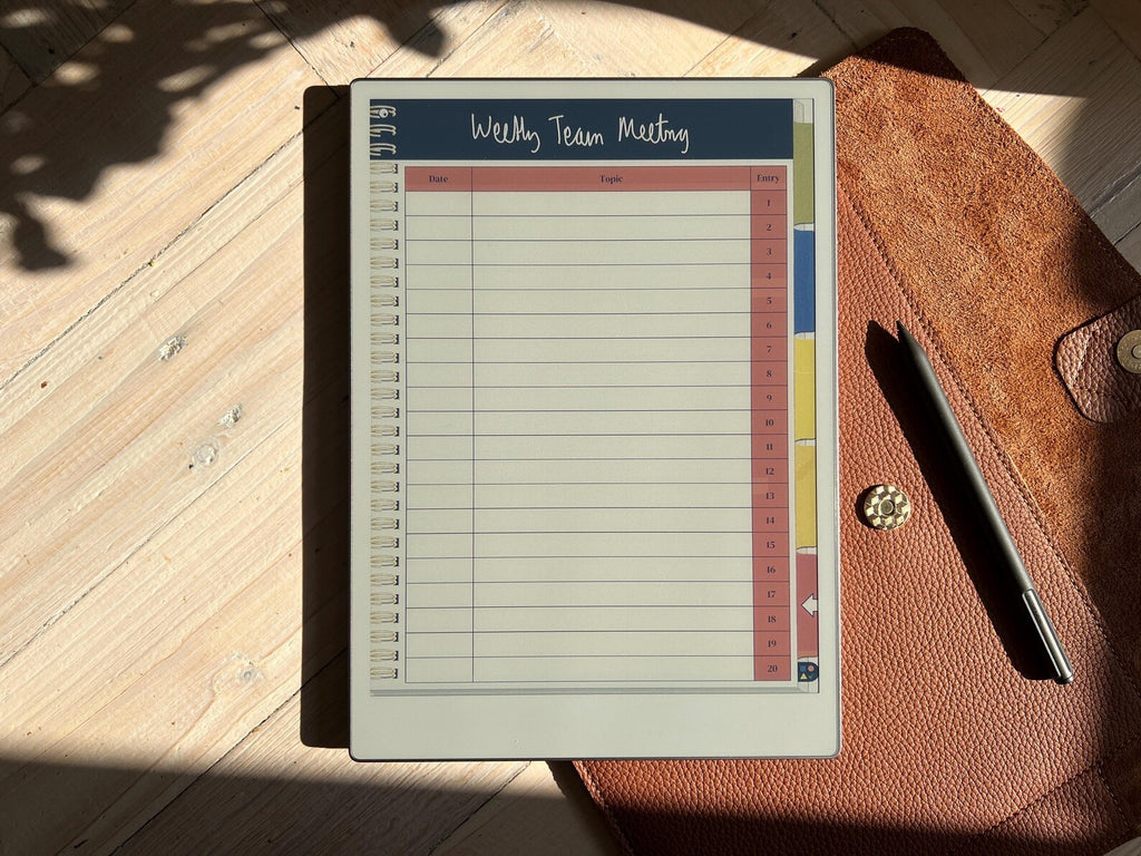 Meeting Notebook