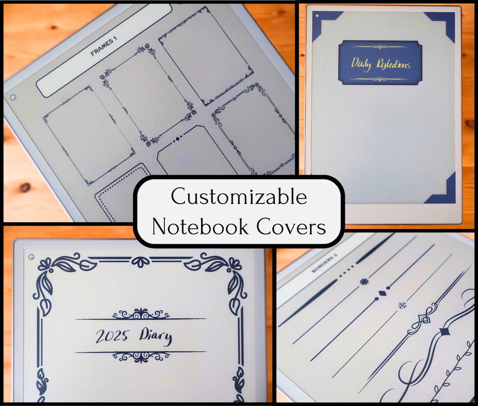 Customizable Notebook Covers