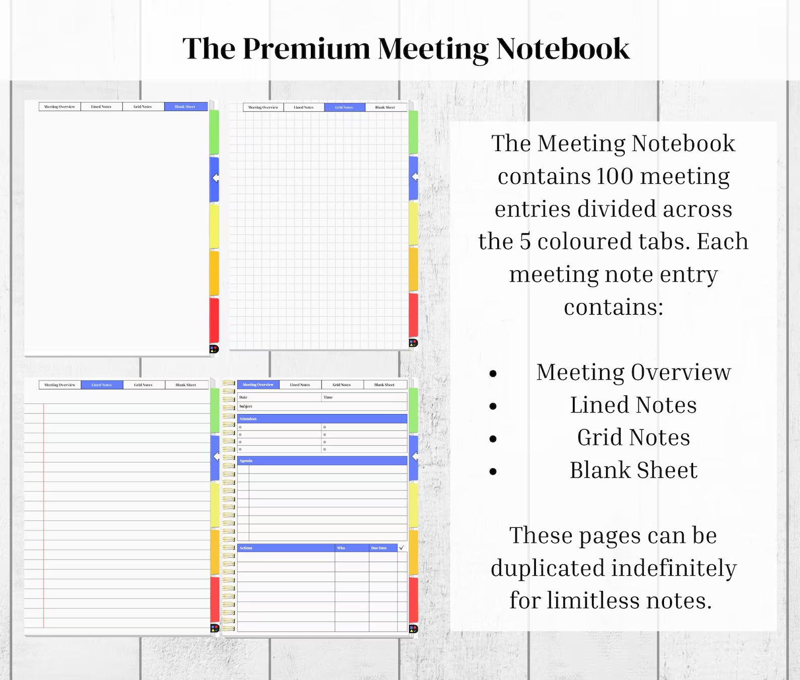 Meeting Notebook
