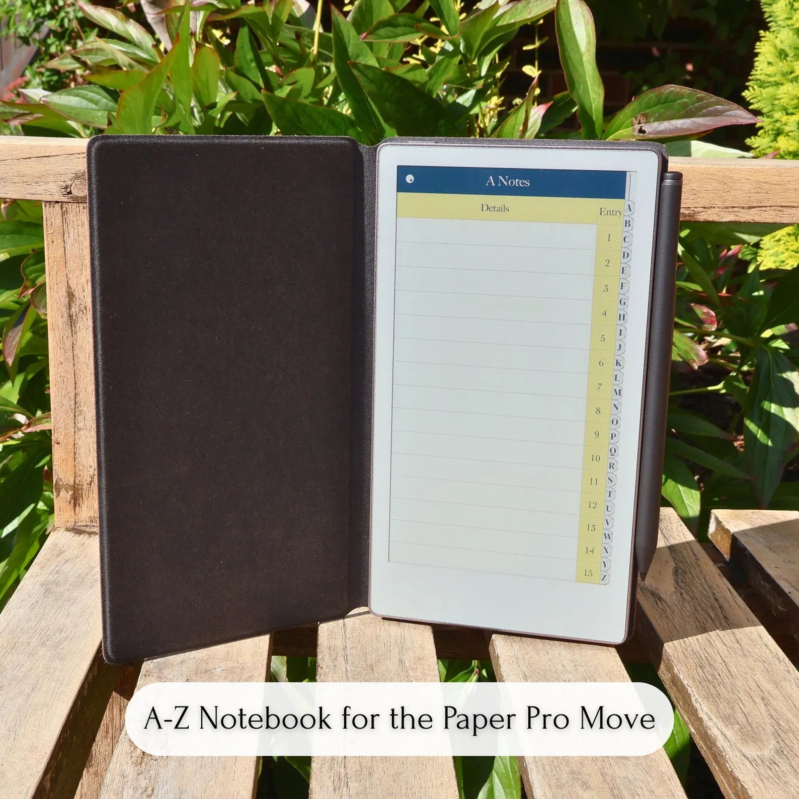 A-Z Notebook (reMarkable Paper Pro Move)